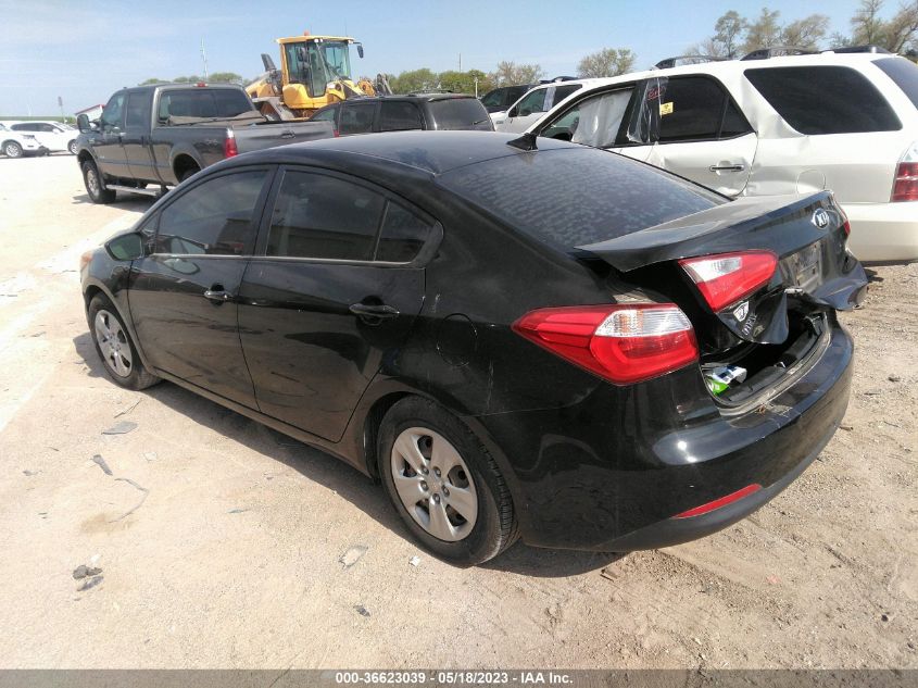 2015 KIA FORTE LX - KNAFK4A67F5387816