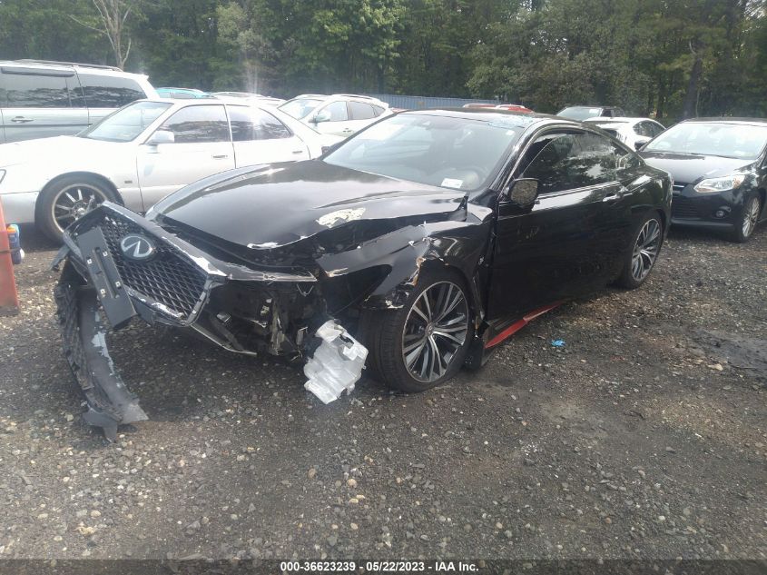 2019 INFINITI Q60 3.0T LUXE JN1EV7EL2KM290128
