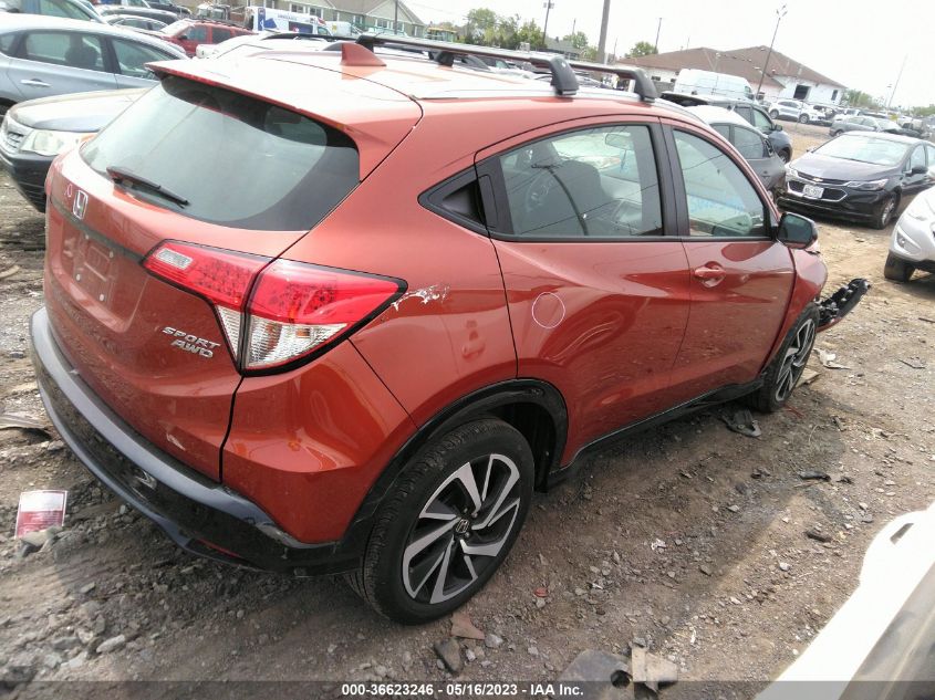 2019 HONDA HR-V SPORT - 3CZRU6H12KG707153