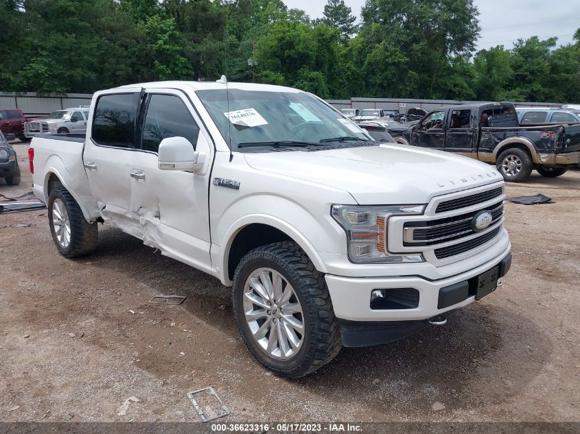 2019 FORD F-150 LIMITED - 1FTEW1EG5KFB21705