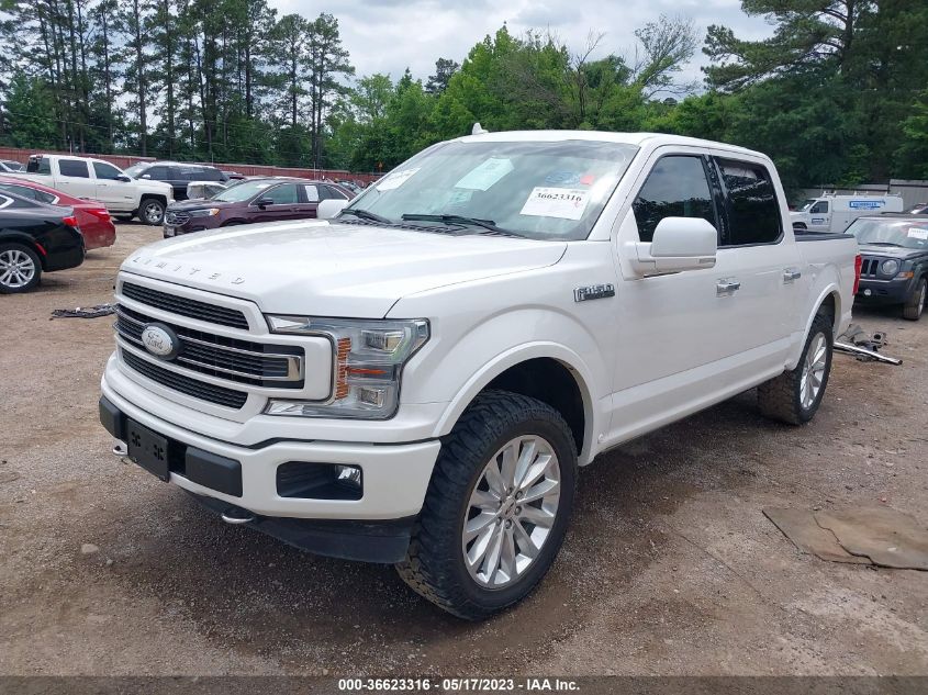 2019 FORD F-150 LIMITED - 1FTEW1EG5KFB21705