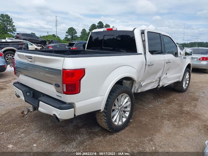 2019 FORD F-150 LIMITED - 1FTEW1EG5KFB21705