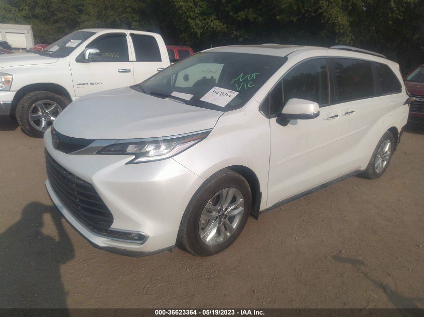 2022 TOYOTA SIENNA LIMITED - 5TDZSKFC5NS044093