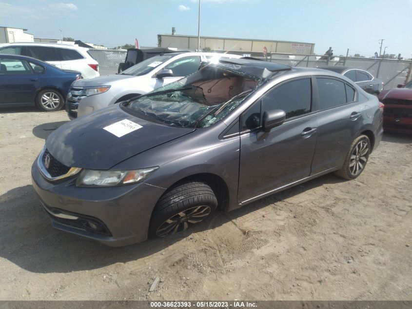 2015 HONDA CIVIC SEDAN EX-L - 19XFB2F94FE037543