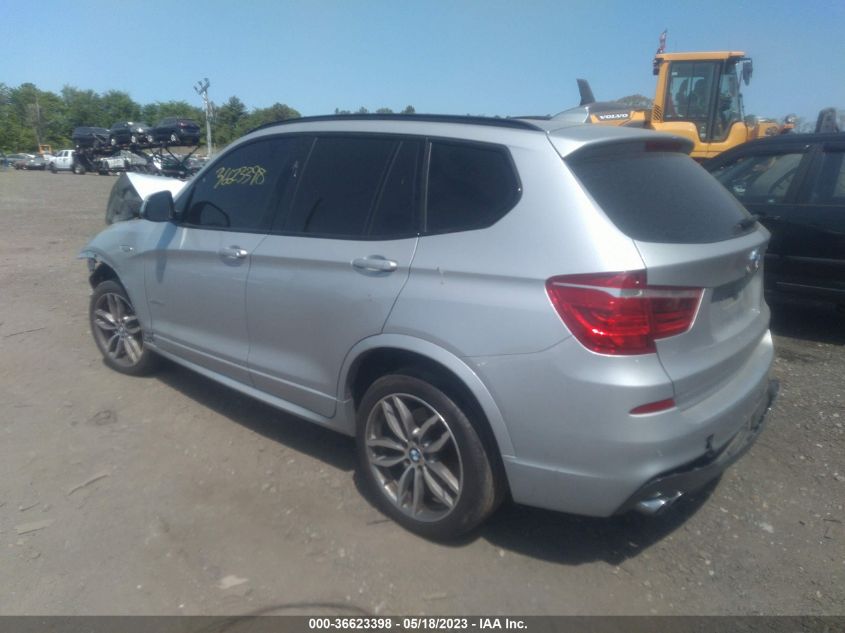 2017 BMW X3 XDRIVE28I - 5UXWX9C34H0T17435