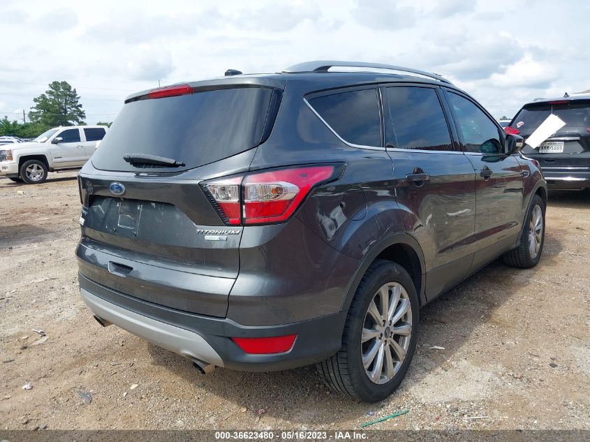 2017 FORD ESCAPE TITANIUM - 1FMCU9J98HUE17952