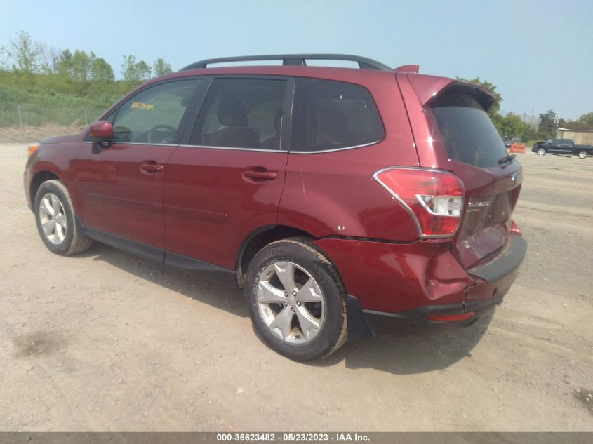 2016 SUBARU FORESTER 2.5I LIMITED - JF2SJAKC7GH479663