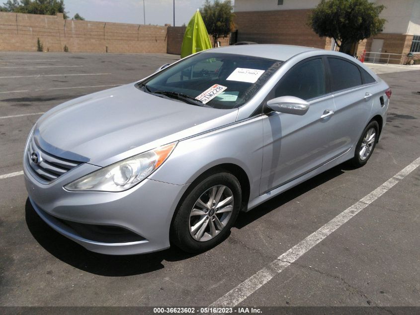 2014 HYUNDAI SONATA GLS - 5NPEB4AC9EH925449