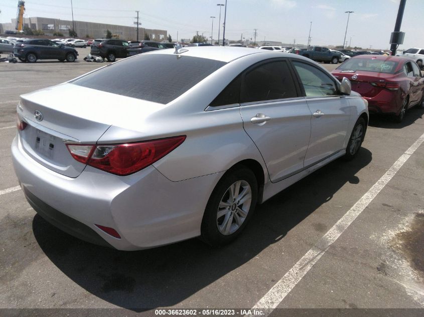 2014 HYUNDAI SONATA GLS - 5NPEB4AC9EH925449