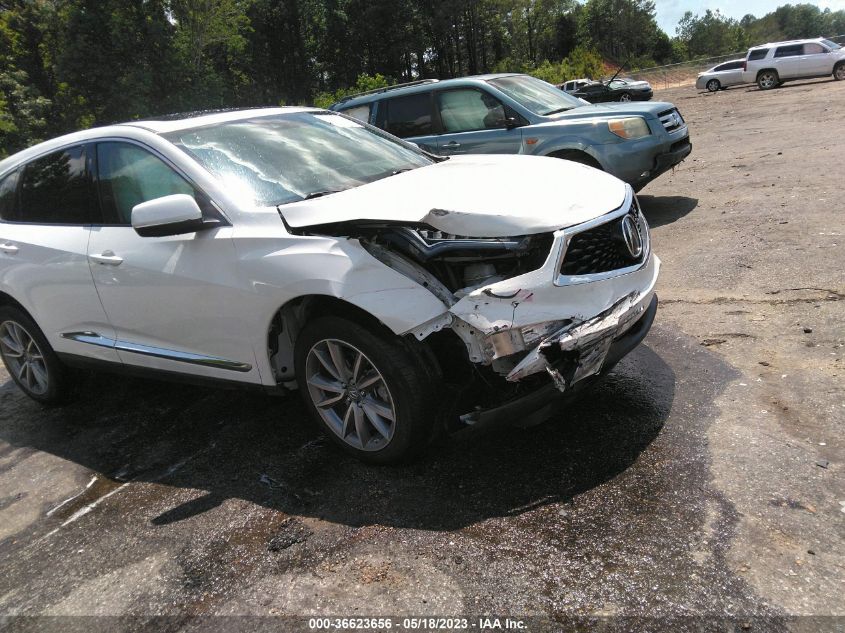 2020 ACURA RDX W/TECHNOLOGY PKG - 5J8TC1H5XLL013255