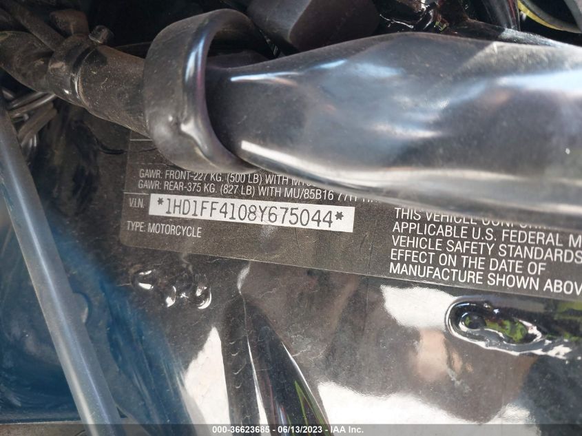 2008 HARLEY-DAVIDSON FLHT CLASSIC 1HD1FF4108Y675044