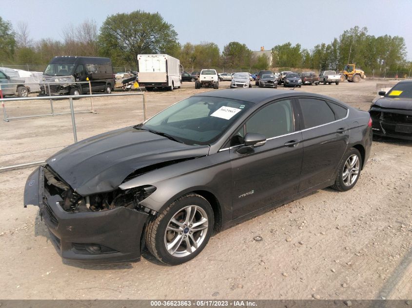 2015 FORD FUSION SE HYBRID - 3FA6P0LU7FR215653