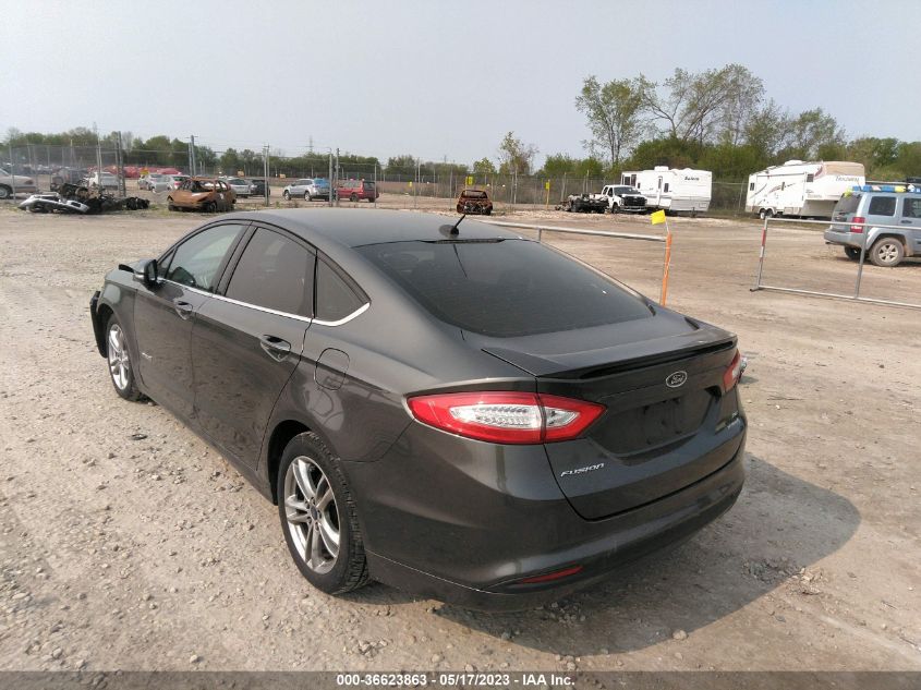 2015 FORD FUSION SE HYBRID - 3FA6P0LU7FR215653