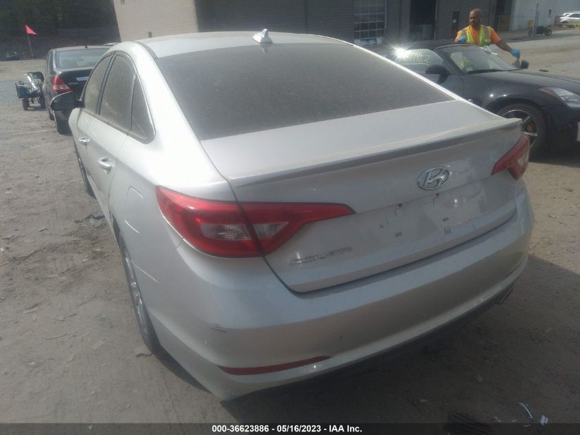 2016 HYUNDAI SONATA 2.4L SE - 5NPE24AF0GH338487