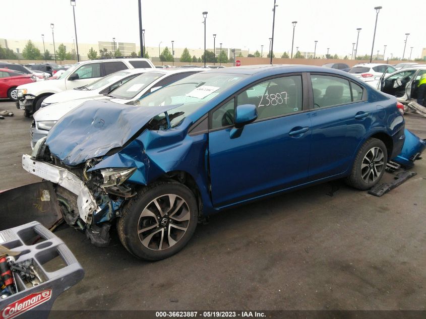2013 HONDA CIVIC SDN EX - 19XFB2F89DE261721