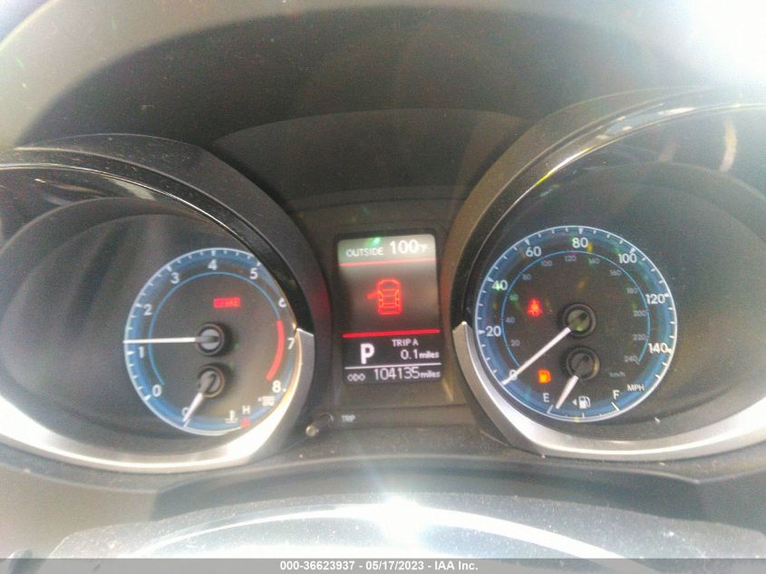 2015 TOYOTA COROLLA L/LE/S/S PLUS/LE PLUS - 2T1BURHE5FC412608