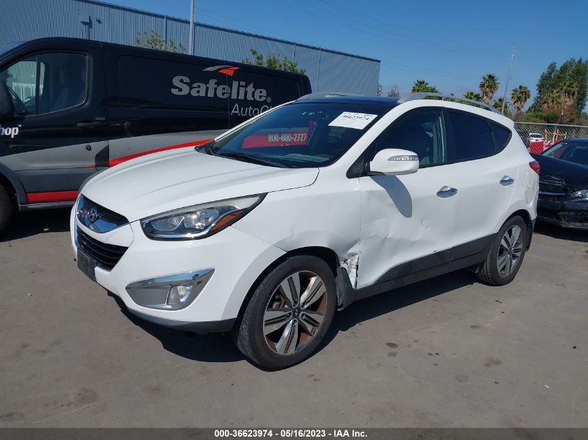 2014 HYUNDAI TUCSON LIMITED - KM8JU3AG1EU877419