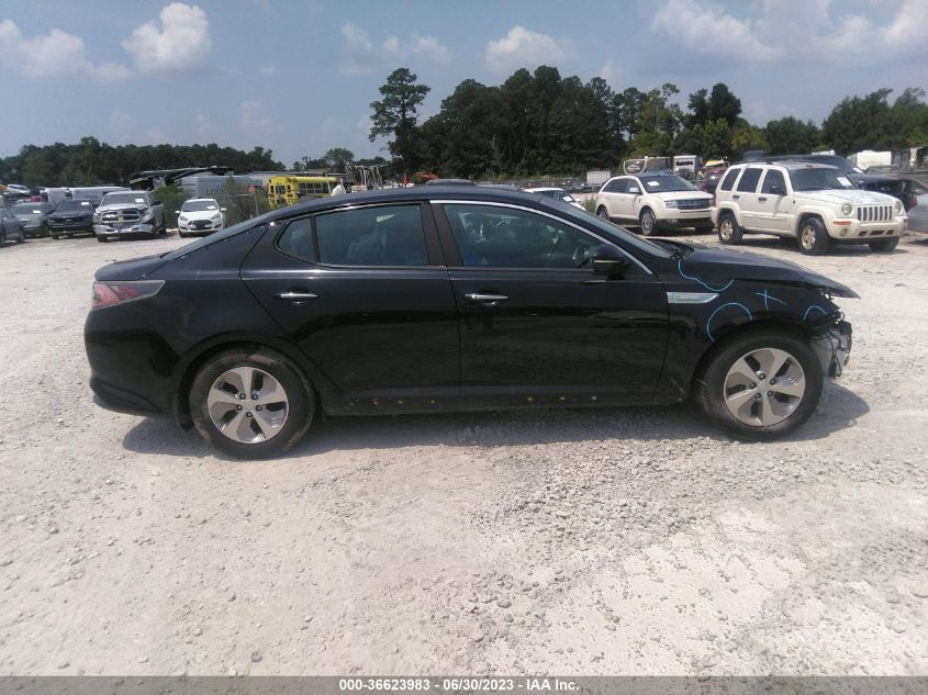 2016 KIA OPTIMA HYBRID - KNAGM4AD7G5092374