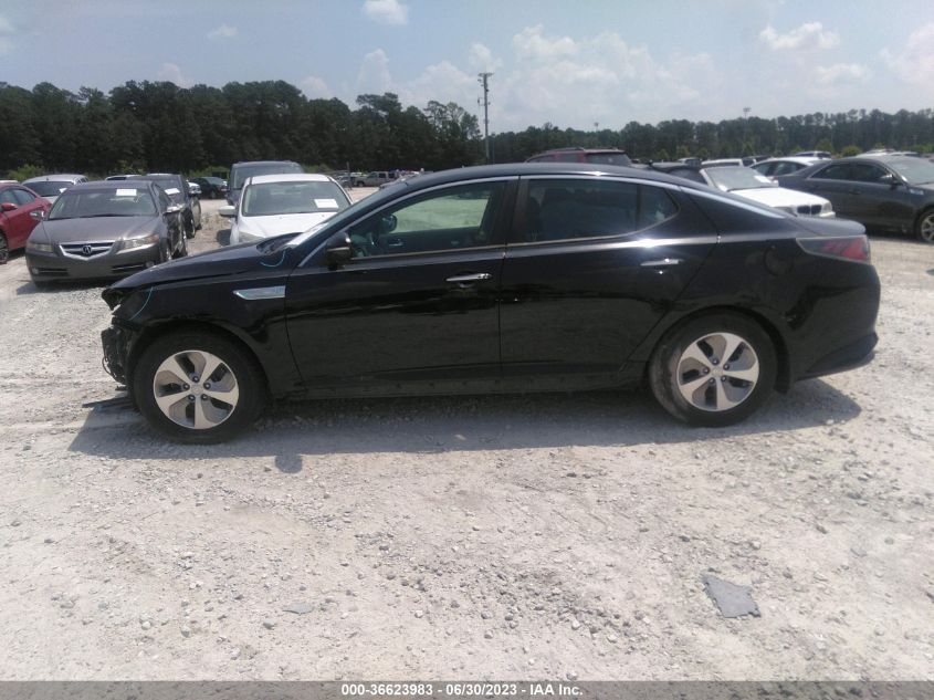 2016 KIA OPTIMA HYBRID - KNAGM4AD7G5092374