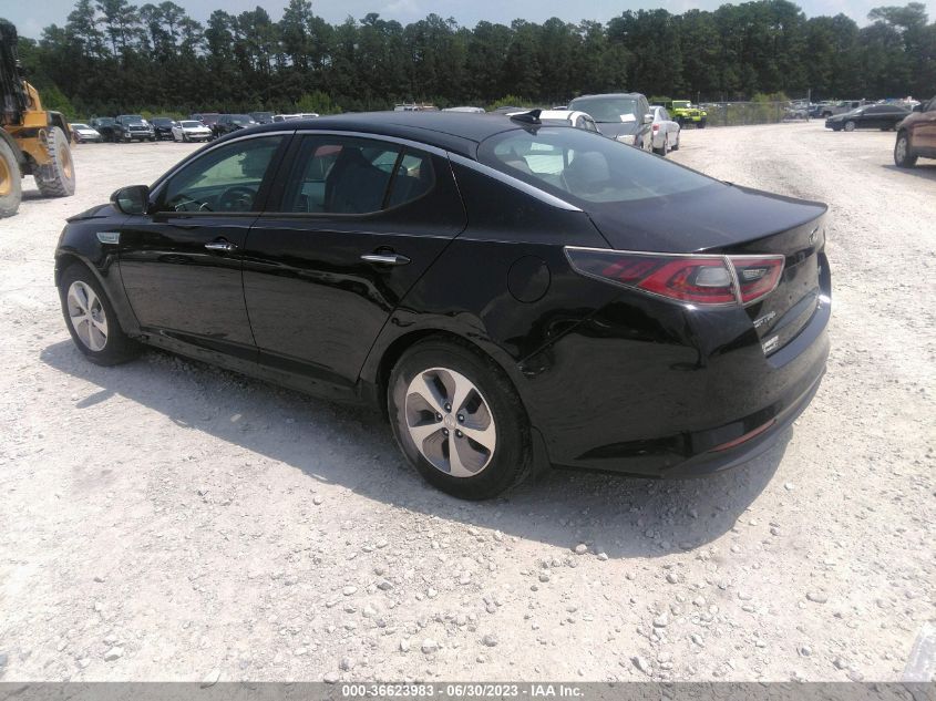 2016 KIA OPTIMA HYBRID - KNAGM4AD7G5092374