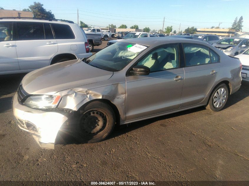 2015 VOLKSWAGEN JETTA SEDAN 2.0L S - 3VW2K7AJ8FM311908