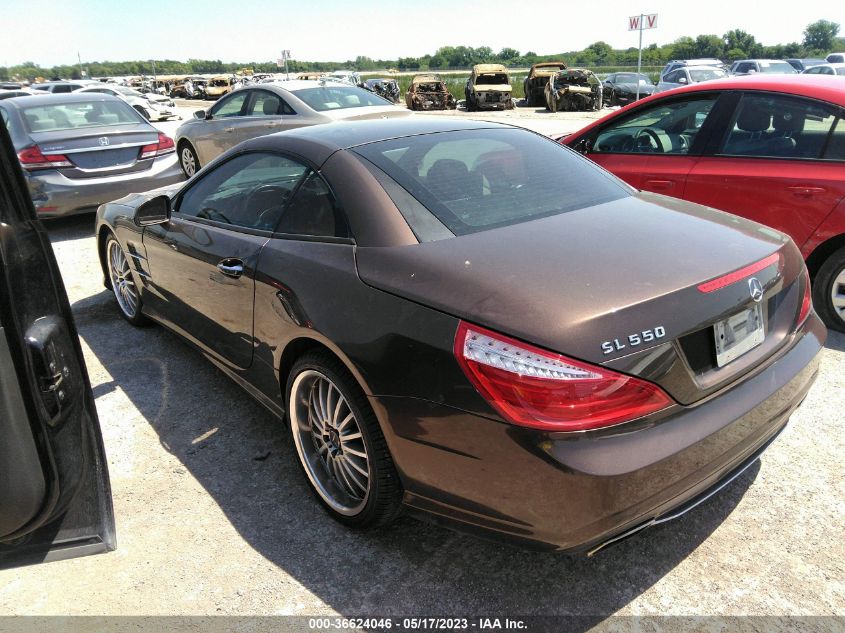 2013 MERCEDES-BENZ SL-CLASS SL 550 - WDDJK7DA3DF016387