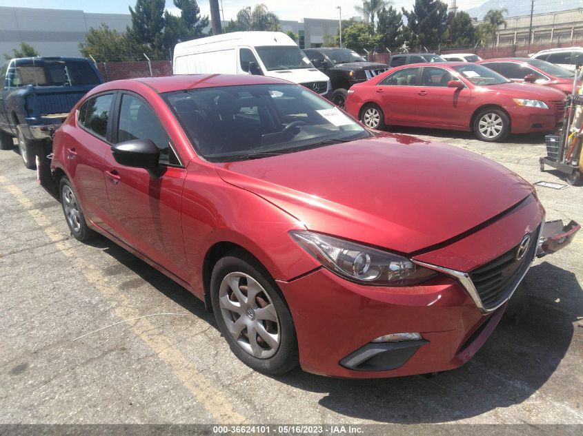 2015 MAZDA MAZDA3 I SPORT - 3MZBM1U7XFM130137