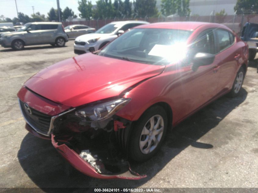 2015 MAZDA MAZDA3 I SPORT - 3MZBM1U7XFM130137