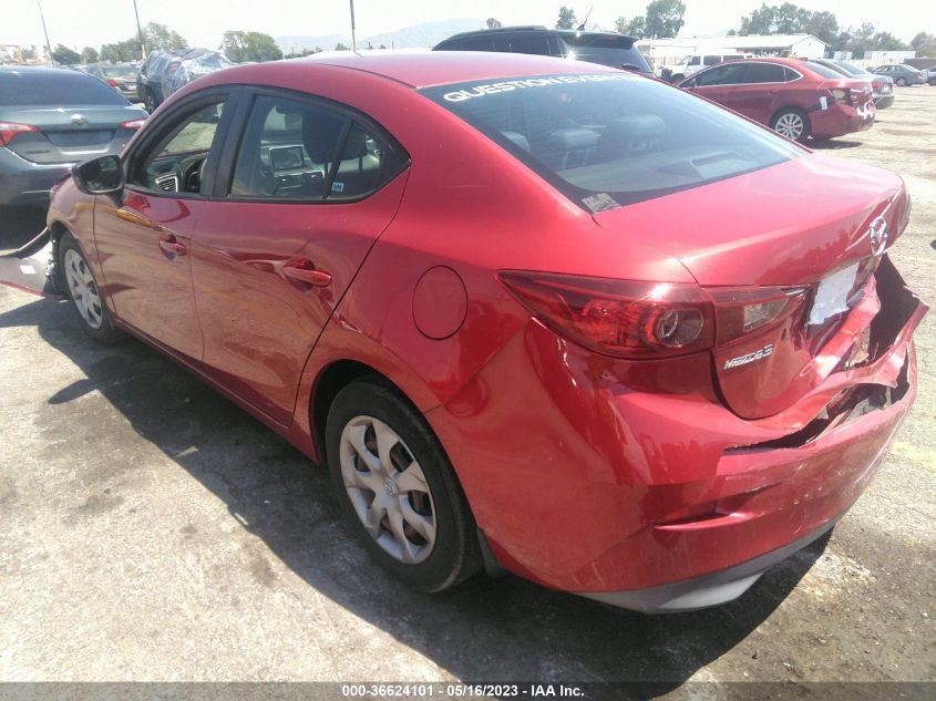 2015 MAZDA MAZDA3 I SPORT - 3MZBM1U7XFM130137