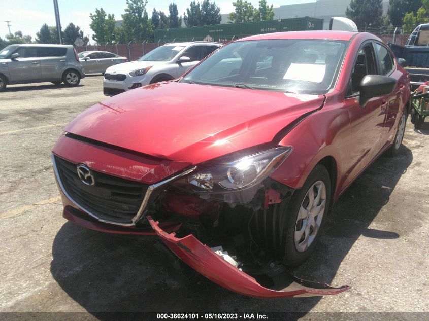 2015 MAZDA MAZDA3 I SPORT - 3MZBM1U7XFM130137