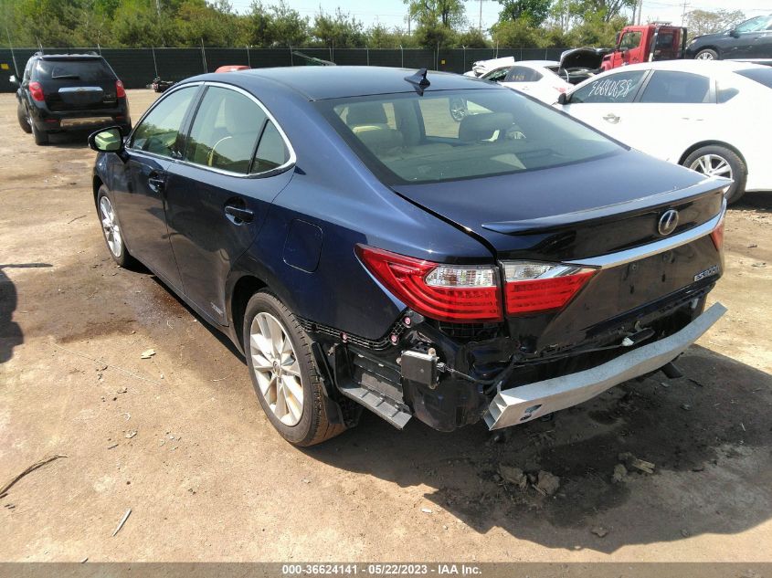 2013 LEXUS ES 300H HYBRID JTHBW1GGXD2023584