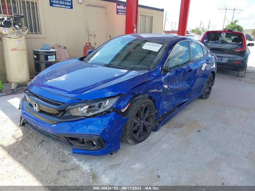 VIN 19XFC2F83LE025173 2020 HONDA CIVIC SEDAN SPORT