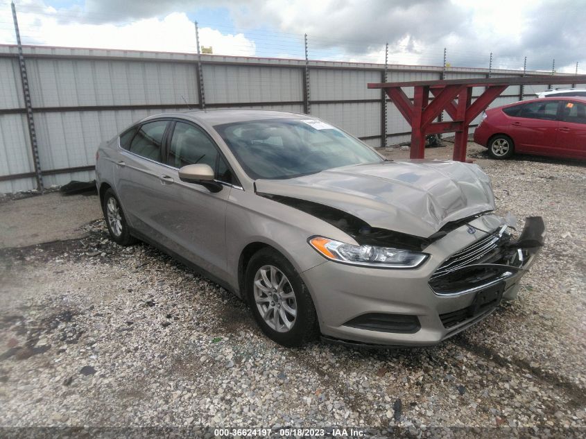 2015 FORD FUSION S - 3FA6P0G75FR137202