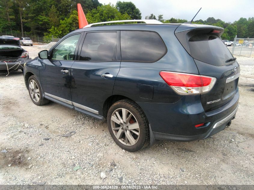 2013 NISSAN PATHFINDER PLATINUM - 5N1AR2MN7DC653498