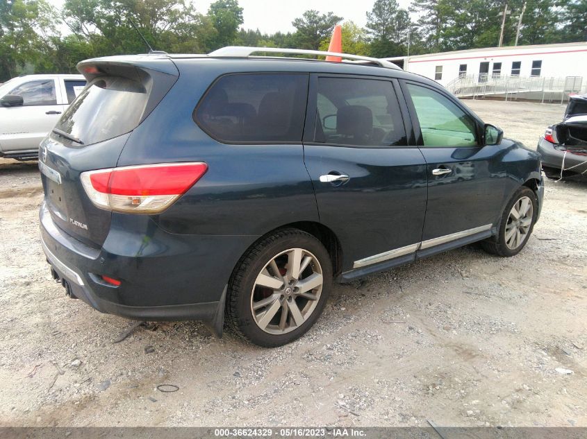 2013 NISSAN PATHFINDER PLATINUM - 5N1AR2MN7DC653498