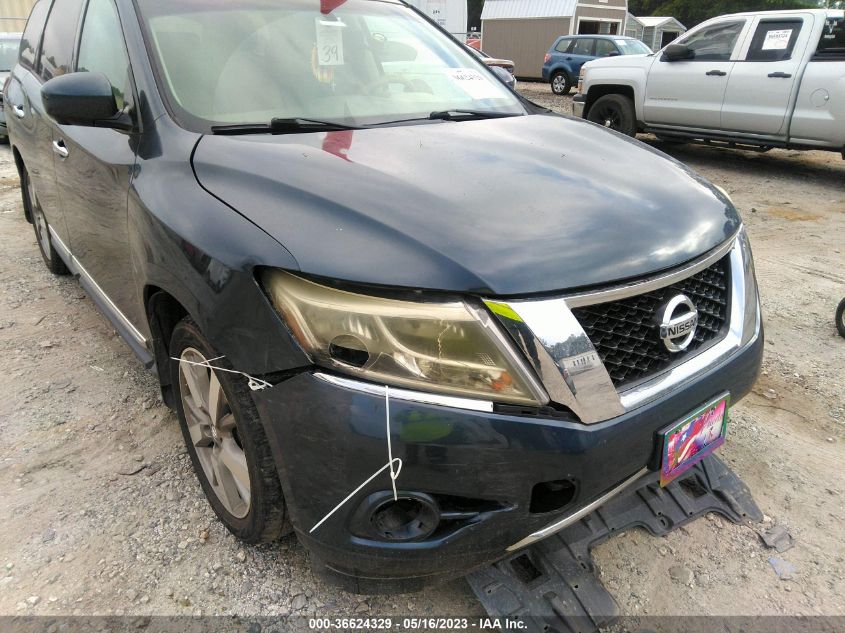 2013 NISSAN PATHFINDER PLATINUM - 5N1AR2MN7DC653498