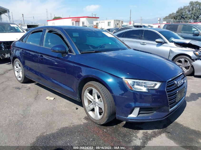 2018 AUDI A3 SEDAN PREMIUM/TECH PREMIUM - WAUAUGFF7J1090351