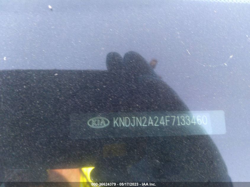 2015 KIA SOUL BASE - KNDJN2A24F7133460