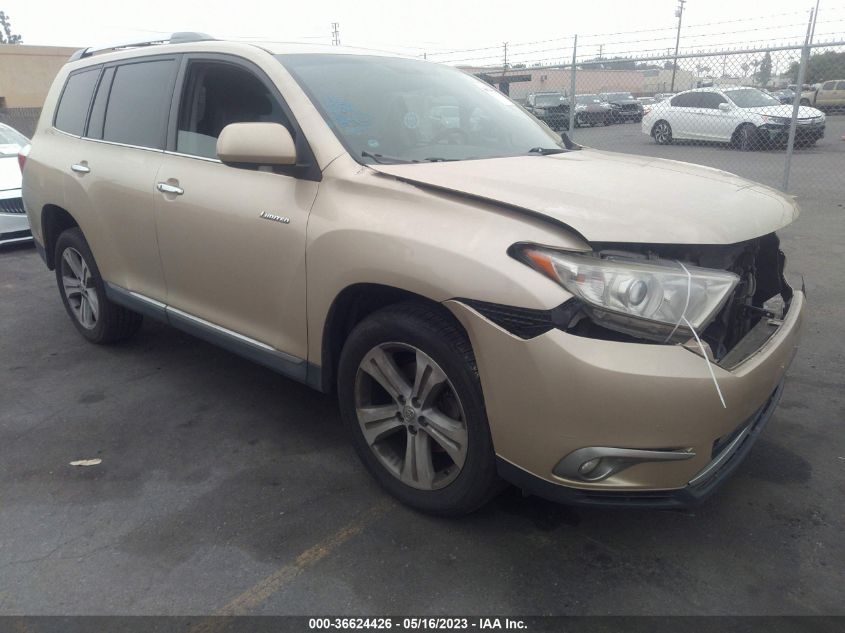 2013 TOYOTA HIGHLANDER LIMITED - 5TDDK3EH8DS196560