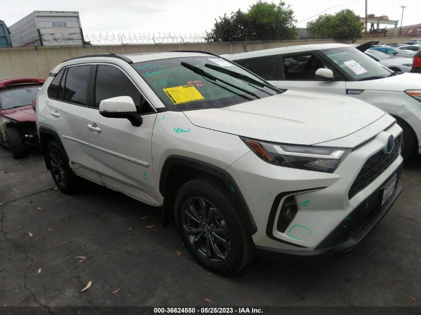 2022 TOYOTA RAV4 HYBRID XLE PREMIUM - JTMB6RFV5ND072441