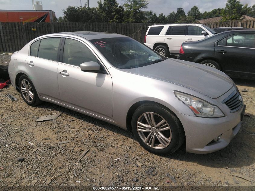 2013 INFINITI G37 SEDAN JOURNEY - JN1CV6AP6DM711541