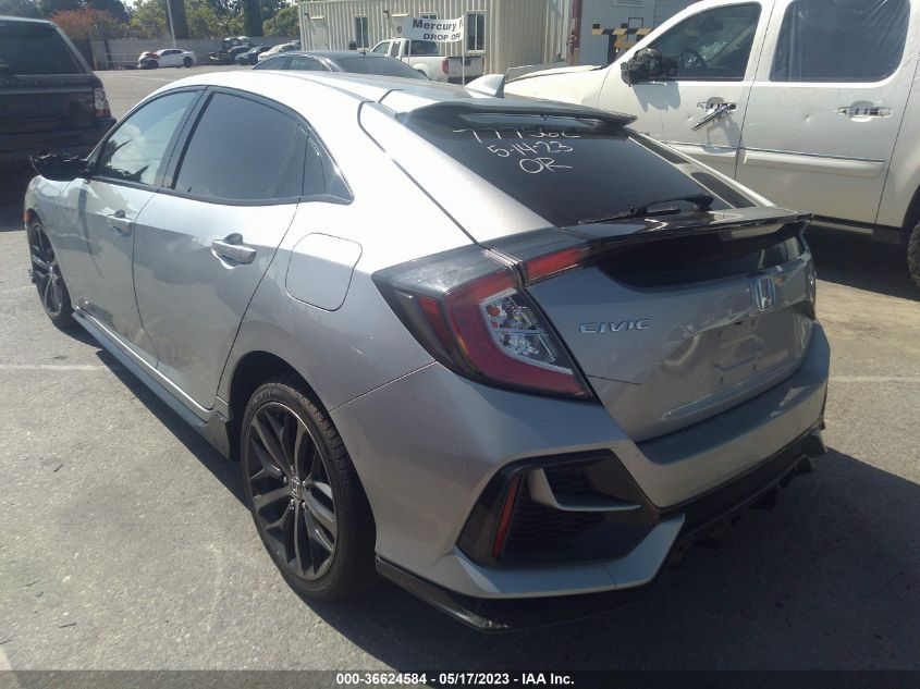 2020 HONDA CIVIC HATCHBACK SPORT - SHHFK7H46LU414666