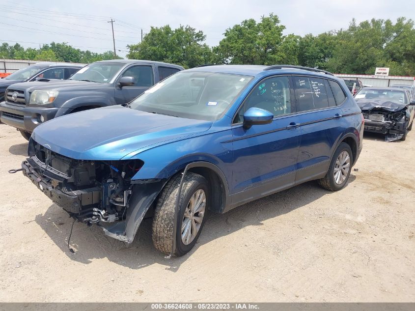 2019 VOLKSWAGEN TIGUAN S - 3VV1B7AX7KM009055