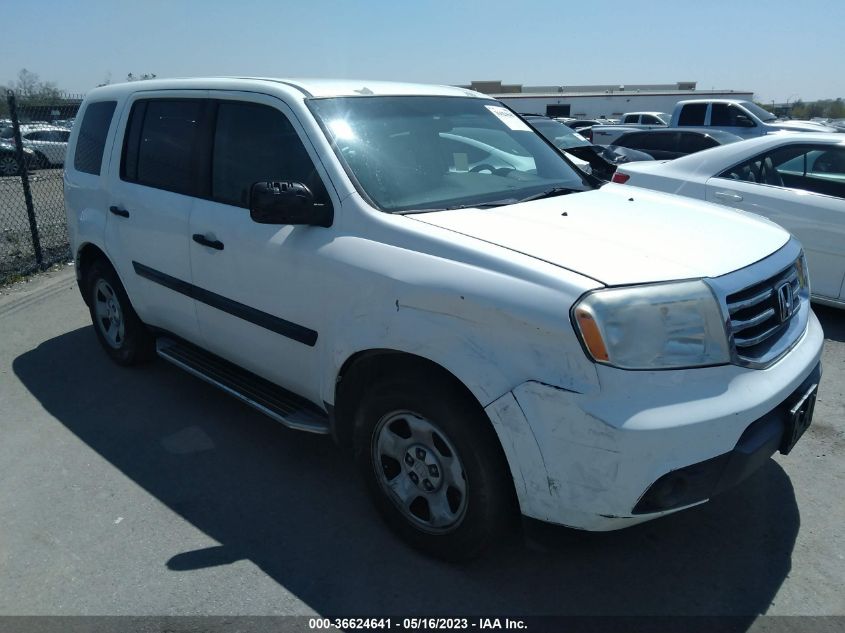 2015 HONDA PILOT LX - 5FNYF3H27FB031085