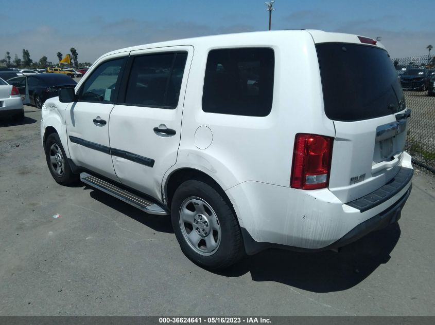 2015 HONDA PILOT LX - 5FNYF3H27FB031085