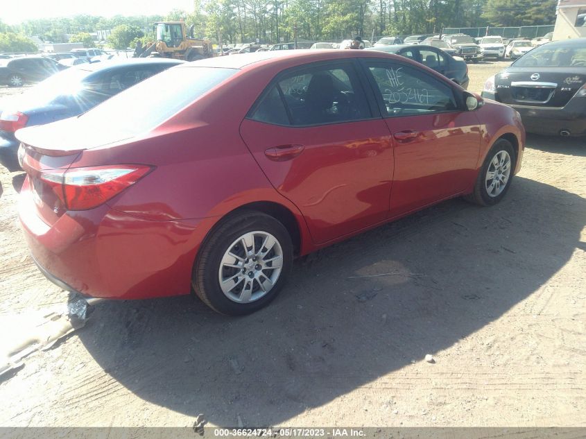 2016 TOYOTA COROLLA L/LE/S/S PLUS/LE PLUS - 2T1BURHE4GC527623