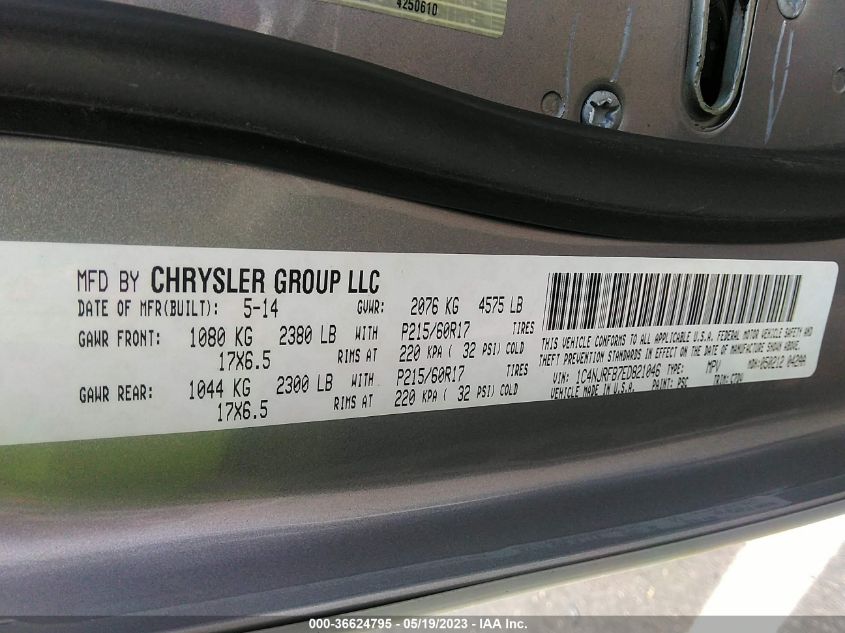 2014 JEEP PATRIOT LATITUDE - 1C4NJRFB7ED821046