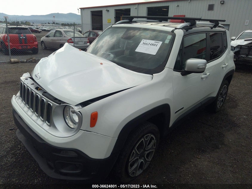 VIN ZACCJBDB0HPE78281 2017 JEEP RENEGADE LIMITED