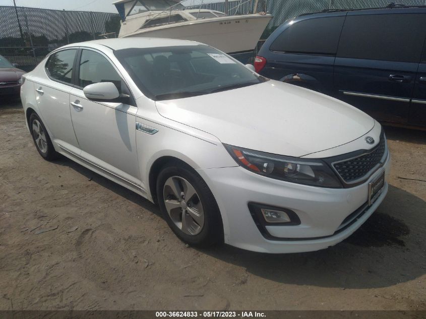 2015 KIA OPTIMA HYBRID - KNAGM4AD1F5082857