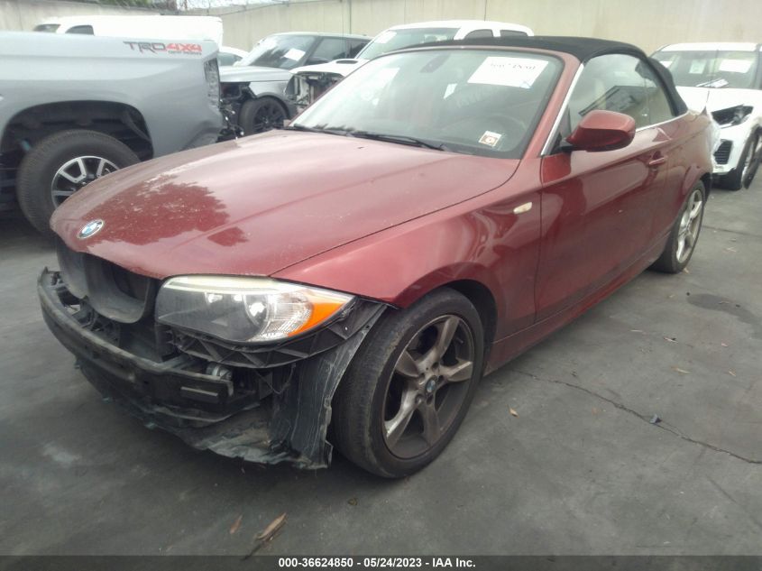 2013 BMW 1 SERIES 128I WBAUN1C58DVH78149